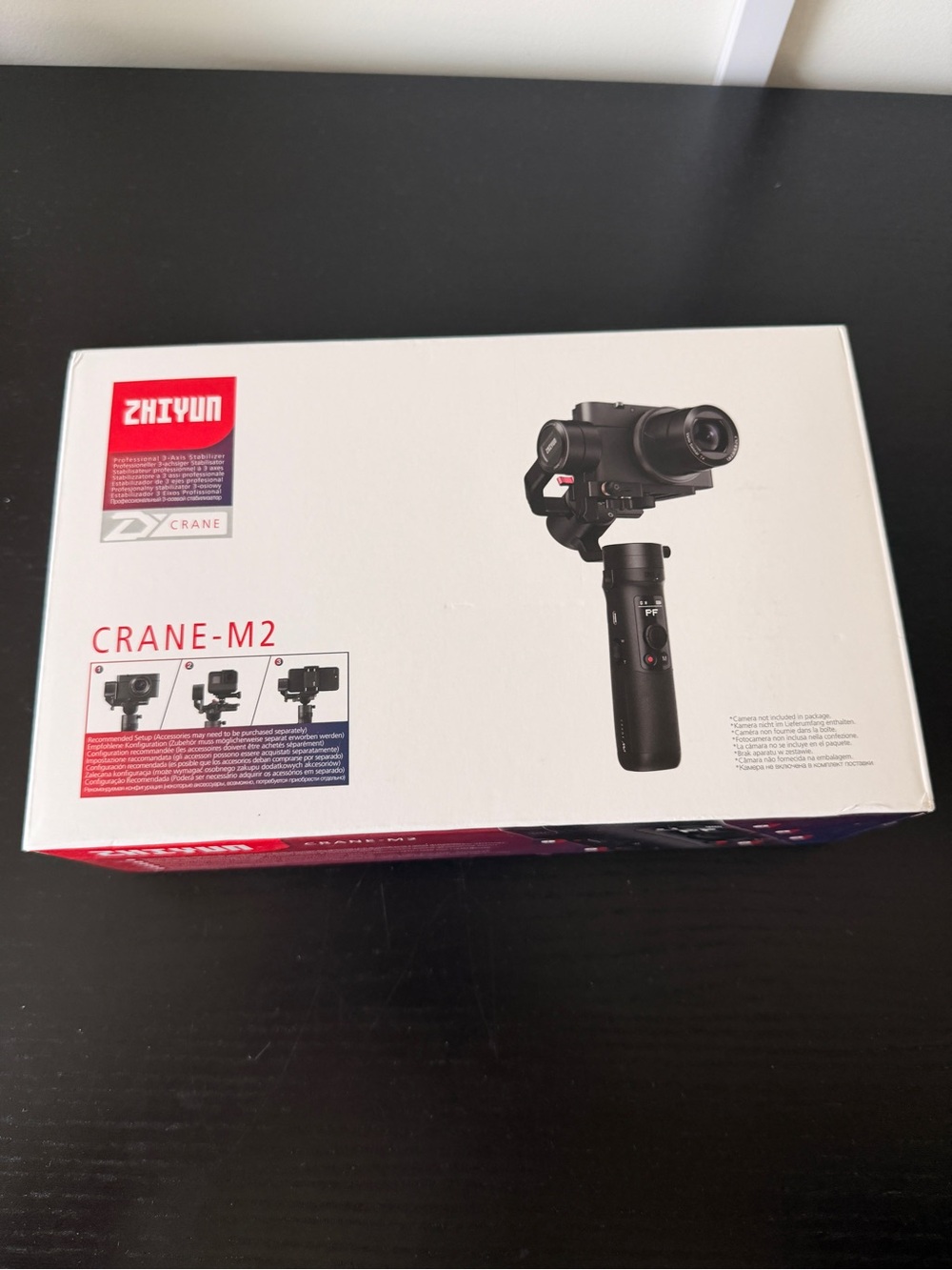 Crane-M2 Black Handheld Gimbal Stabilizer